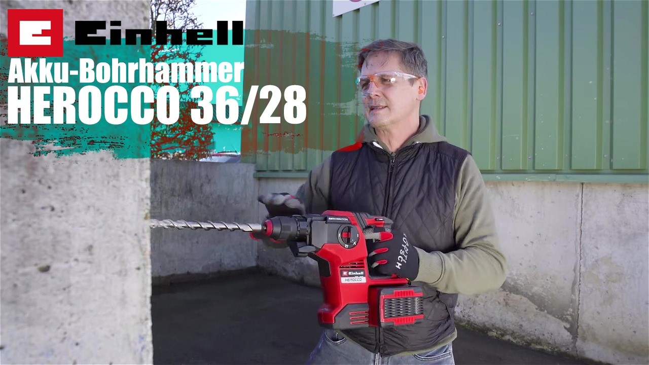 EINHELL | Akku-Bohrhammer HEROCCO 36/28 | Review