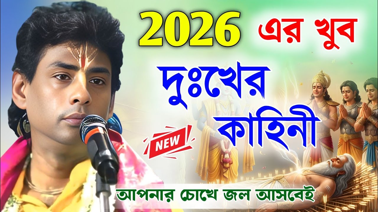 2026 এ খুব দুঃখের কাহিনী ! কাউকে নিন্দা করলে কি হয় | বিশ্বজিৎ খাঁড়া কীর্তন | biswajit khara kirtan