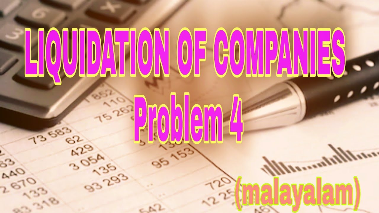 Corporate Accounting( 4th Sem)  Liquidation of companies-  Problem- 4
