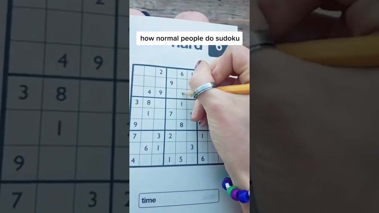 how to play Sudoku #puzzle #sudoku #brain #practice #enjoy #mindset