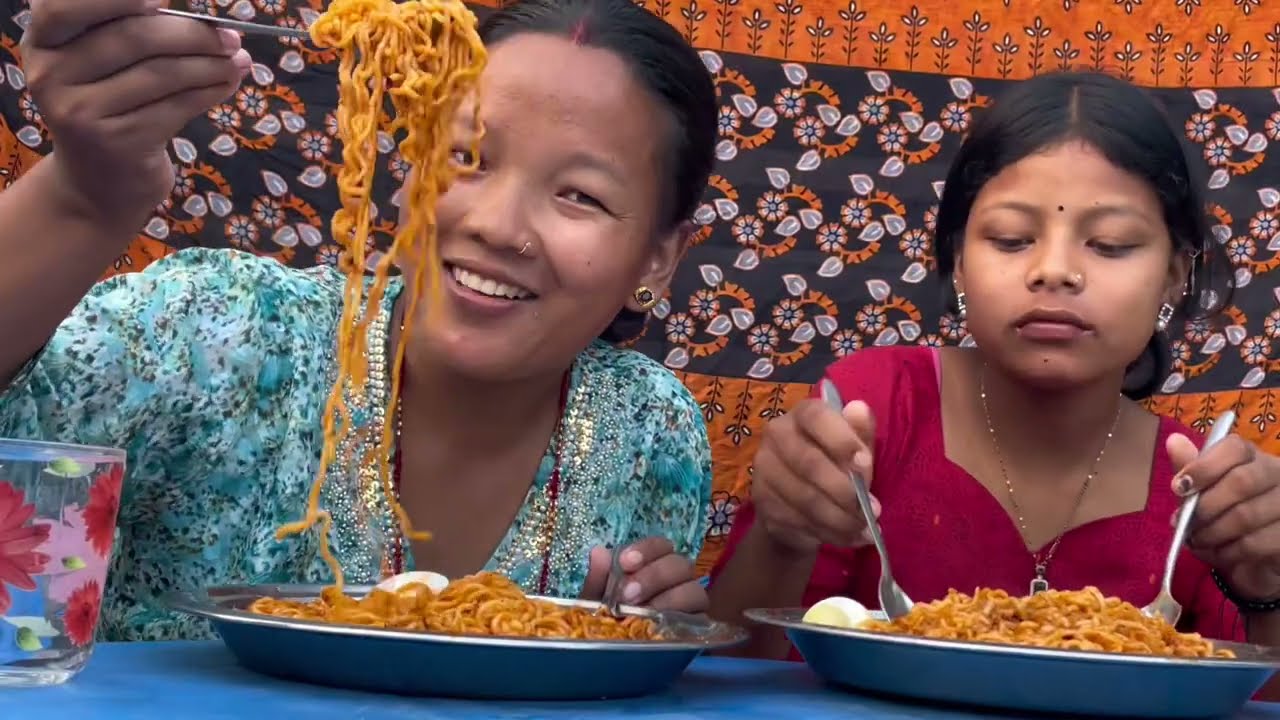 Baini sanga spicy current noodles challenge gariyo..🌶️🥵 kasle jittyo hola tw..? 🤔😃