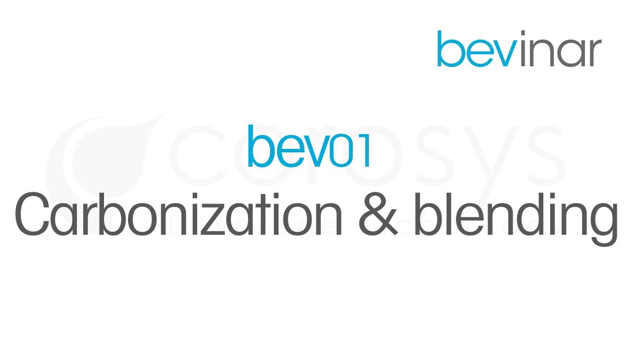 Carbonization and blending - Bevinar by corosys (27.08.2020)