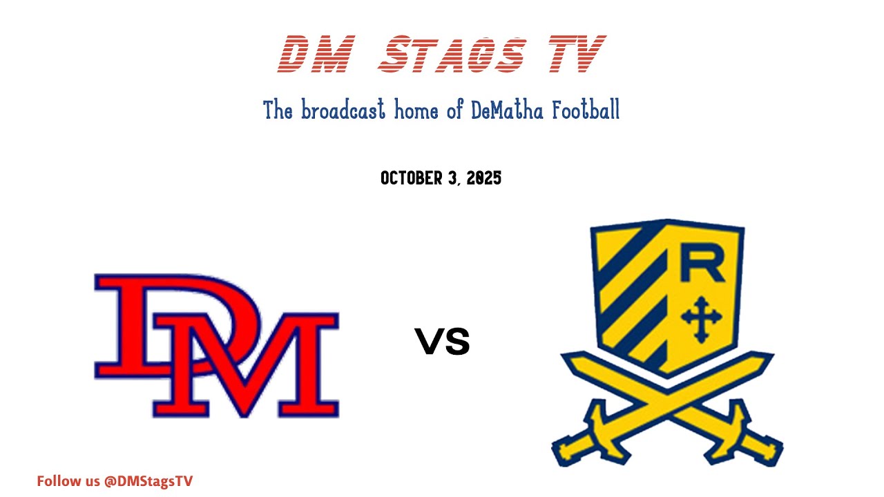 DeMatha Football vs Riverdale Baptist