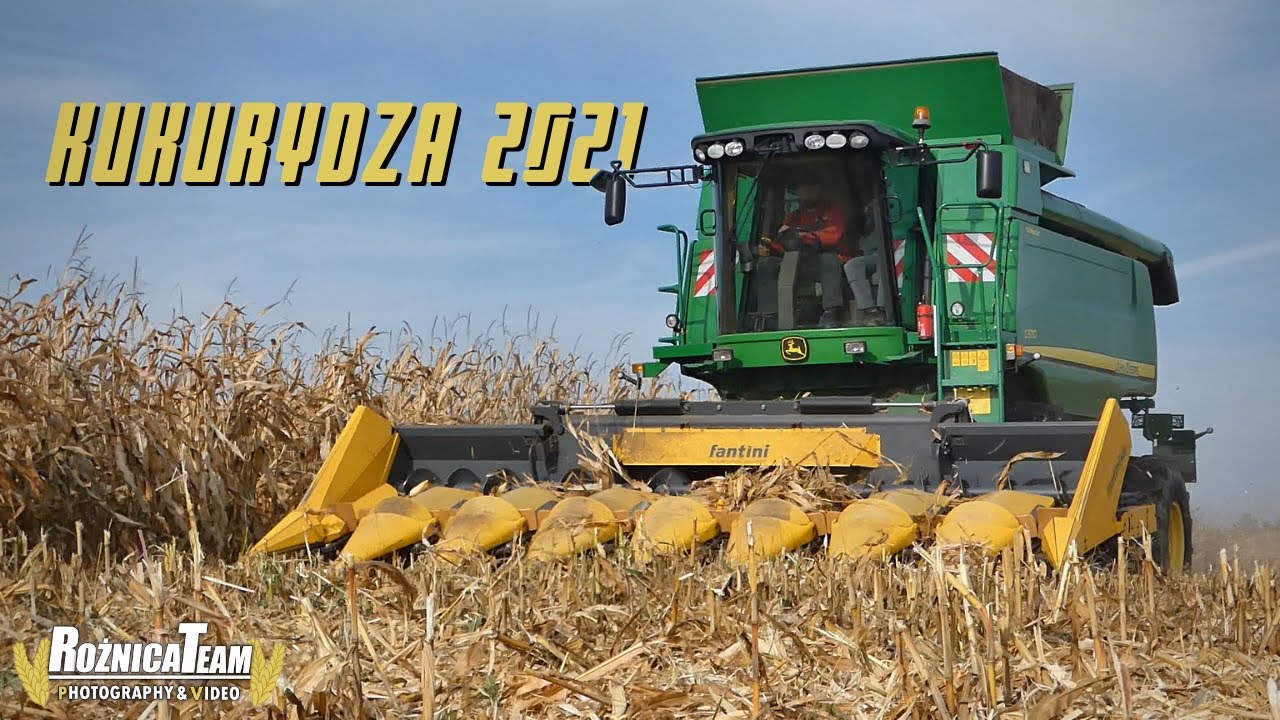 Żniwa Kukurydzy 2021 🌽 John Deere C670 & Fendt Favorit 926 Vario 🍁 RożnicaTeam