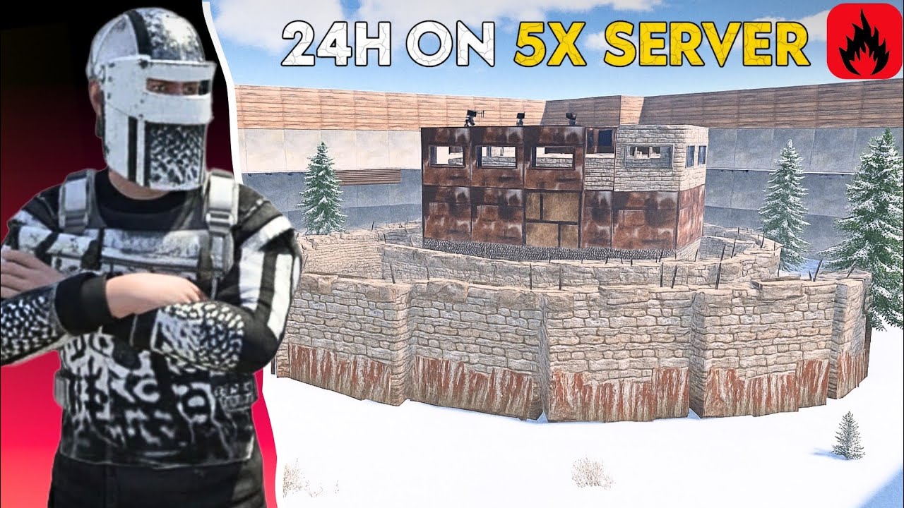 We Spent 24 Hours on 5x Server… Raided Everyone & Got Insanely Rich! | Oxide Survival Island