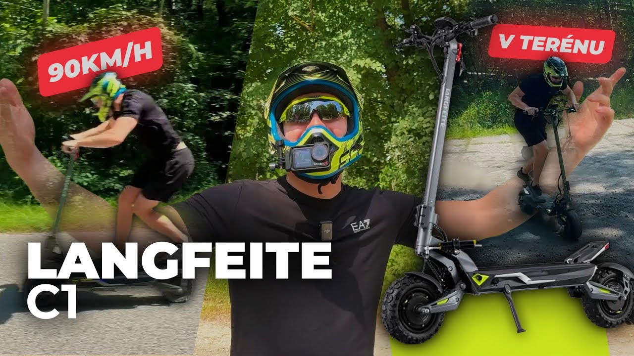 Nejlepší terénní elektrokoloběžka roku 2025! - Langfeite C1