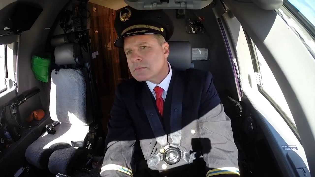 Flying with T. Boone Pickens
