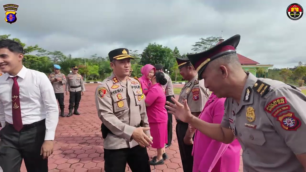 Upacara Korps Raport, Kapolres Gumas Tekankan Tanggung Jawab Baru bagi 40 Personel