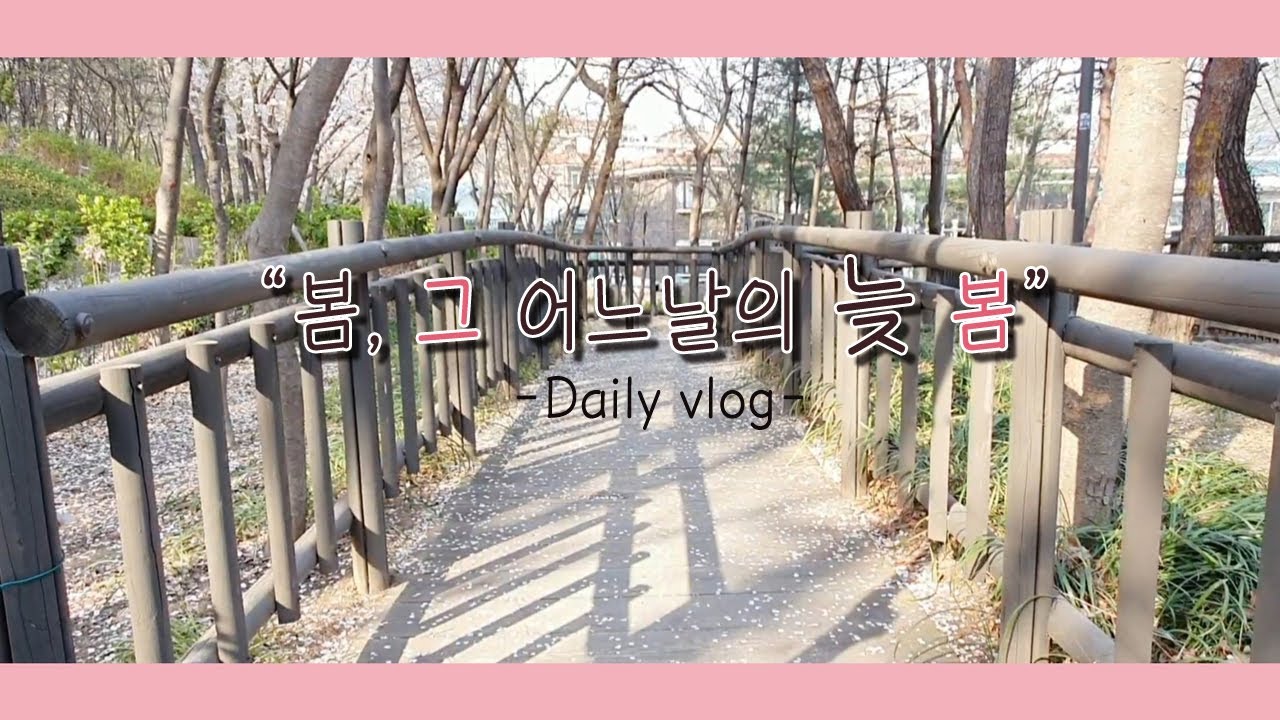 퇴근길 동네에서 벚꽃놀이 | 5월계획 | 늦 봄, 벚꽃 같이 감상해요~