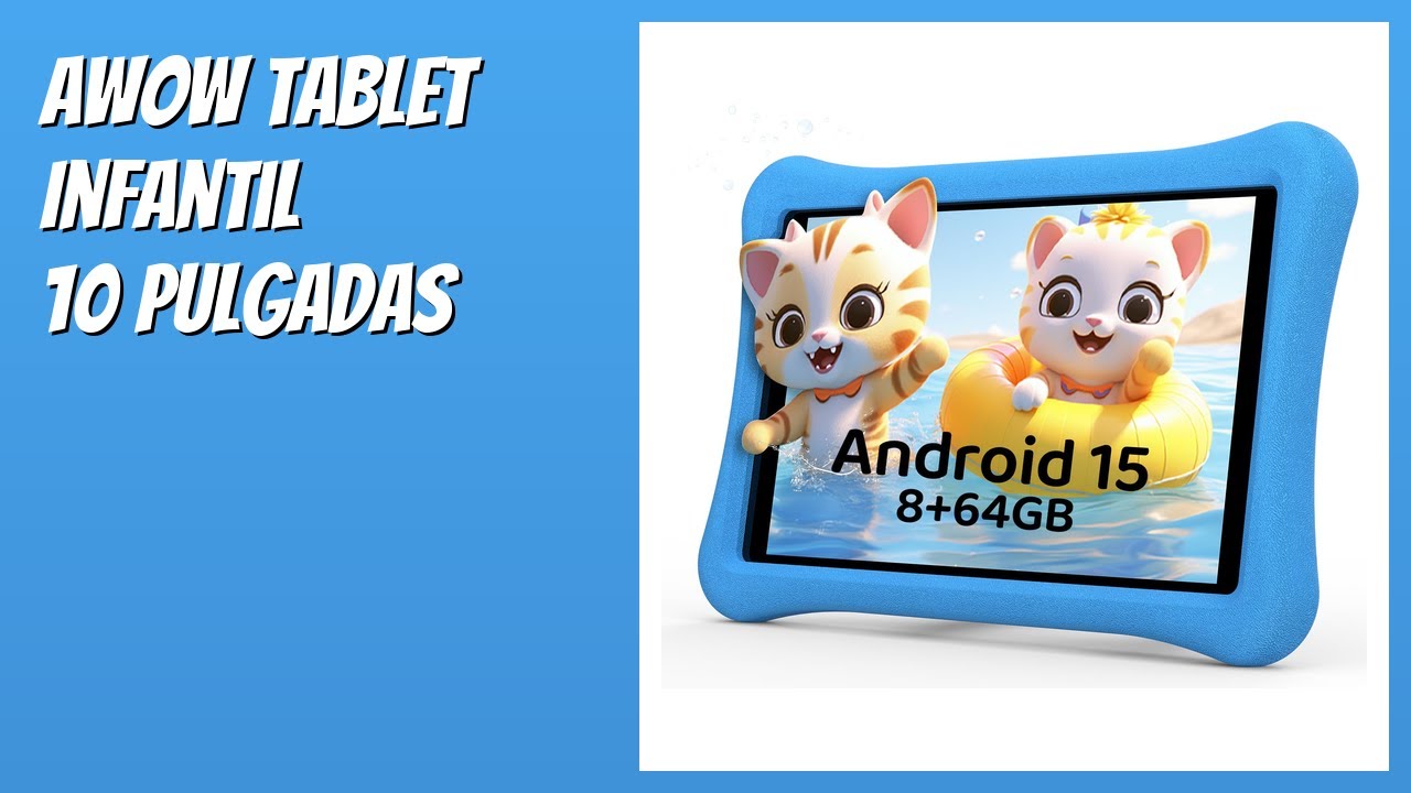 RESEÑA (2026) : AWOW Tablet Infantil 10 Pulgadas. DETALLES