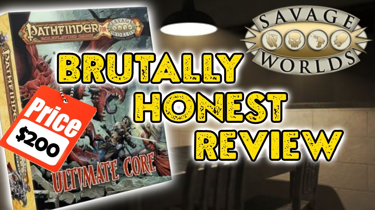 Распаковка набора Savage Worlds Pathfinder Ultimate Core и честный обзор