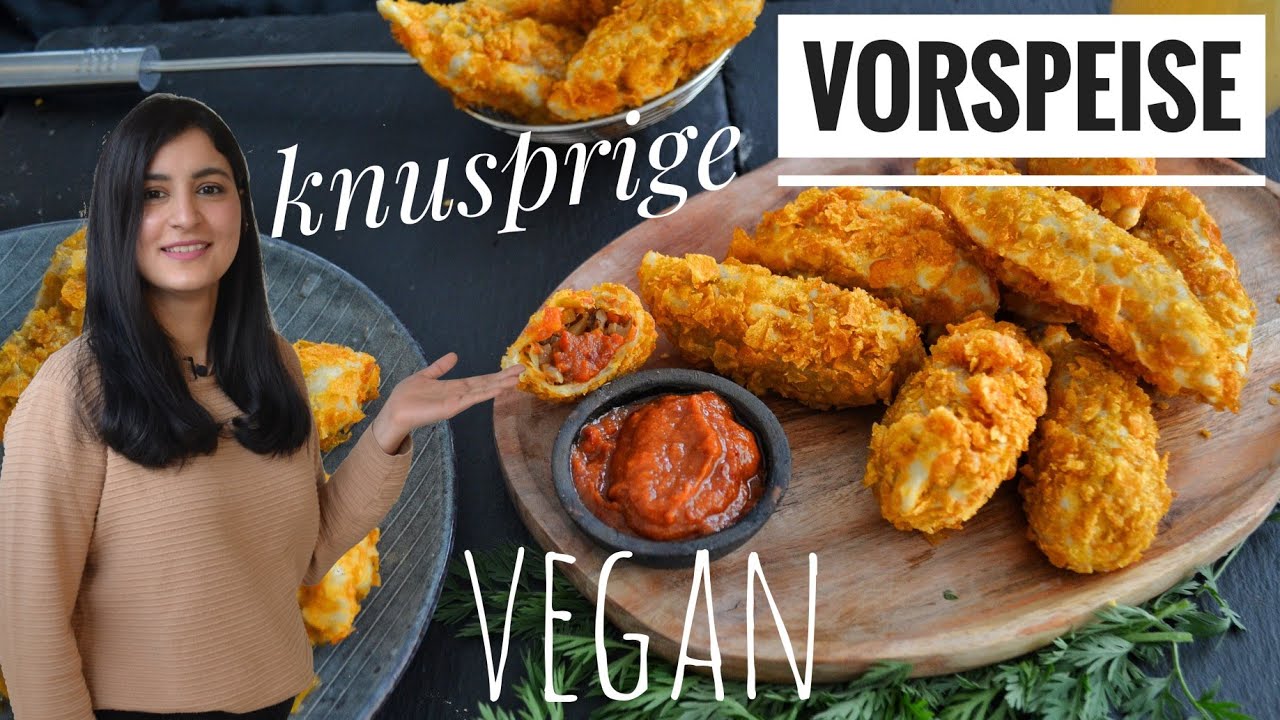 Leckere und knusprige VORSPEISE 😋 - VEGANER SNACK - Kurkure Momos - indisch Kochen - DESI KÜCHE