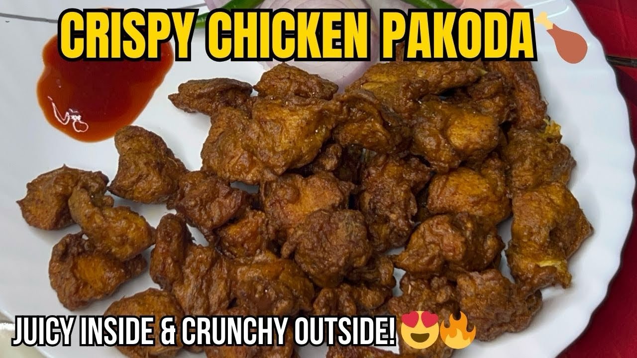 I Made Crispy Chicken Pakoda at Home… and It Turned OUT PERFECT 🍗🤤🔥