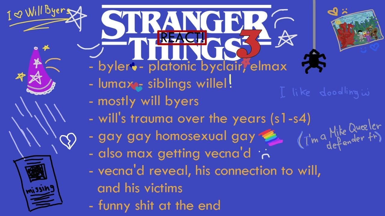 Stranger Things 3 REACT to Will || part 2