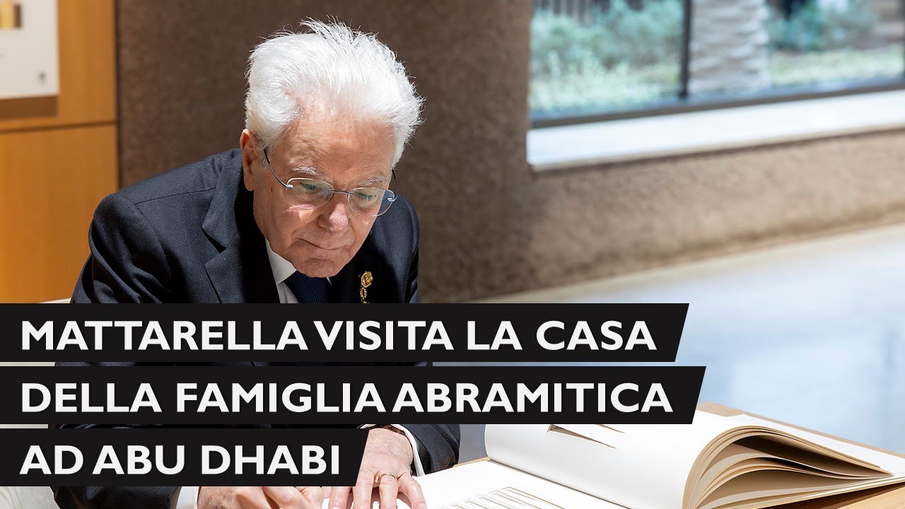 Mattarella visita la Casa della Famiglia Abramitica