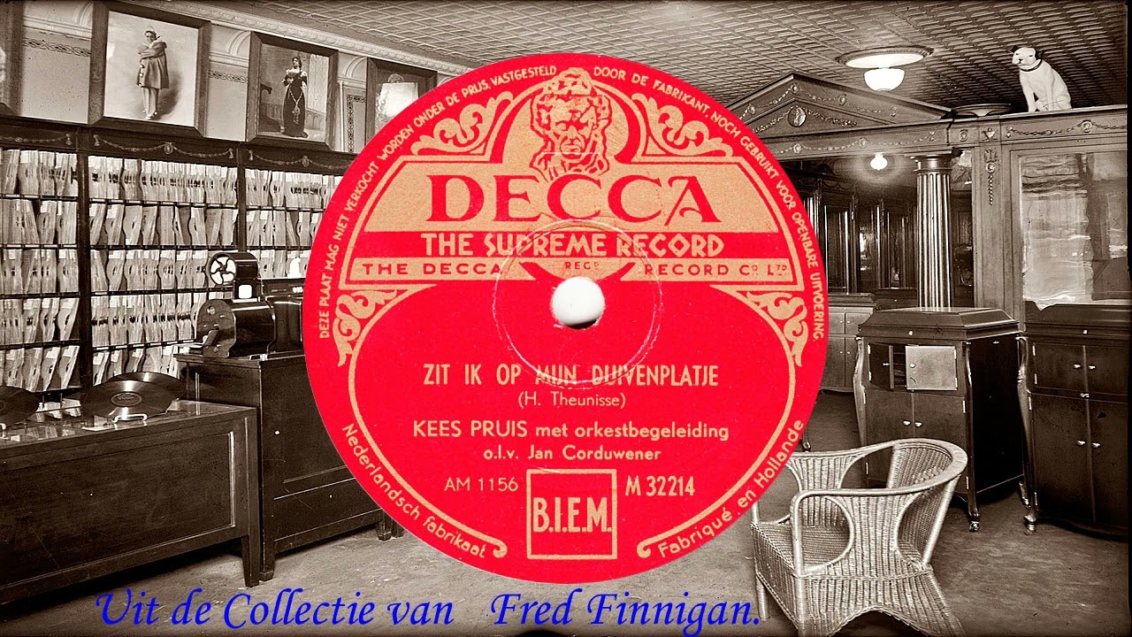 Kees Pruis - Zit Ik Op Mijn Duivenplatje(1947)