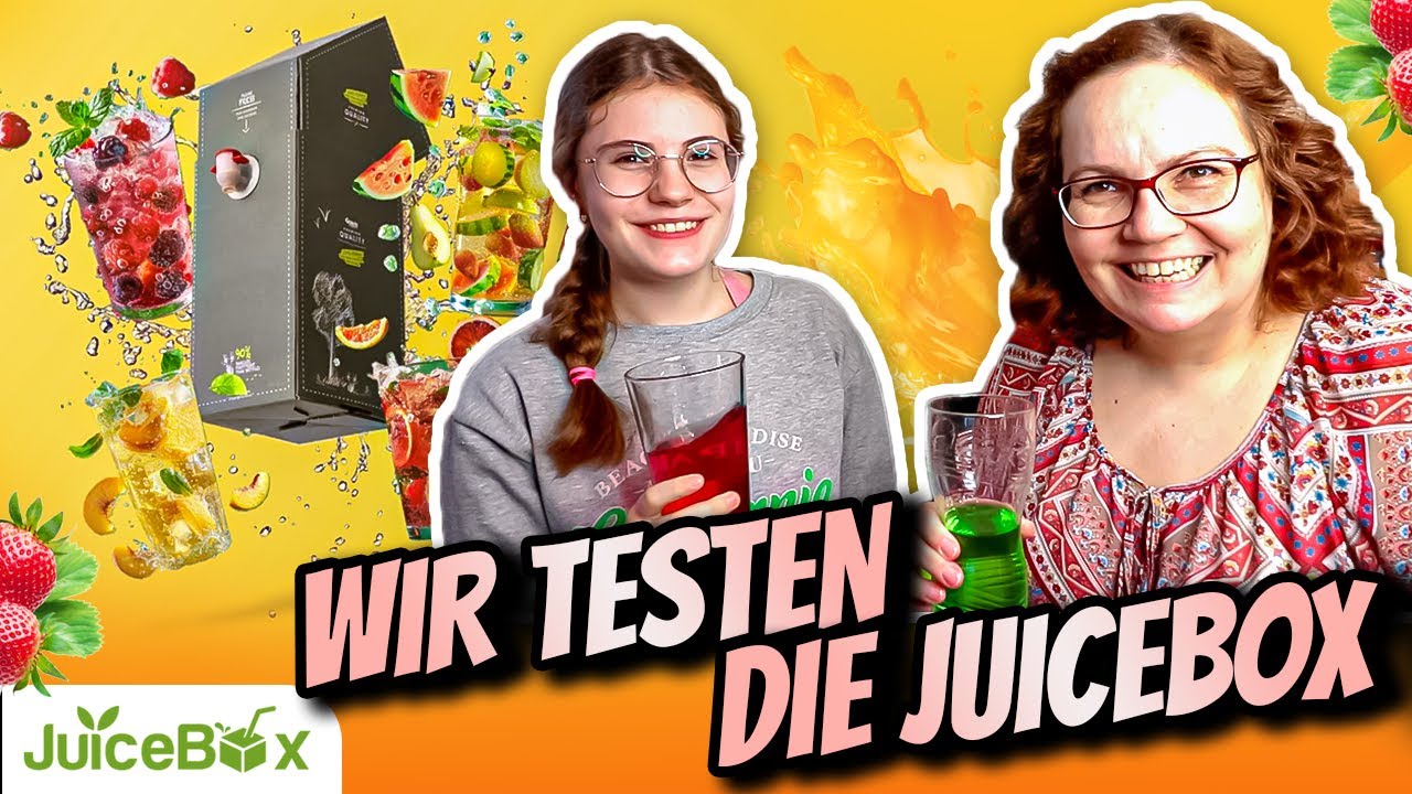 WIR TESTEN DIE JuiceBox 🧃 Ist das die Lösung um endlich mehr zu trinken? 🤩 Schmeckt das überhaupt?