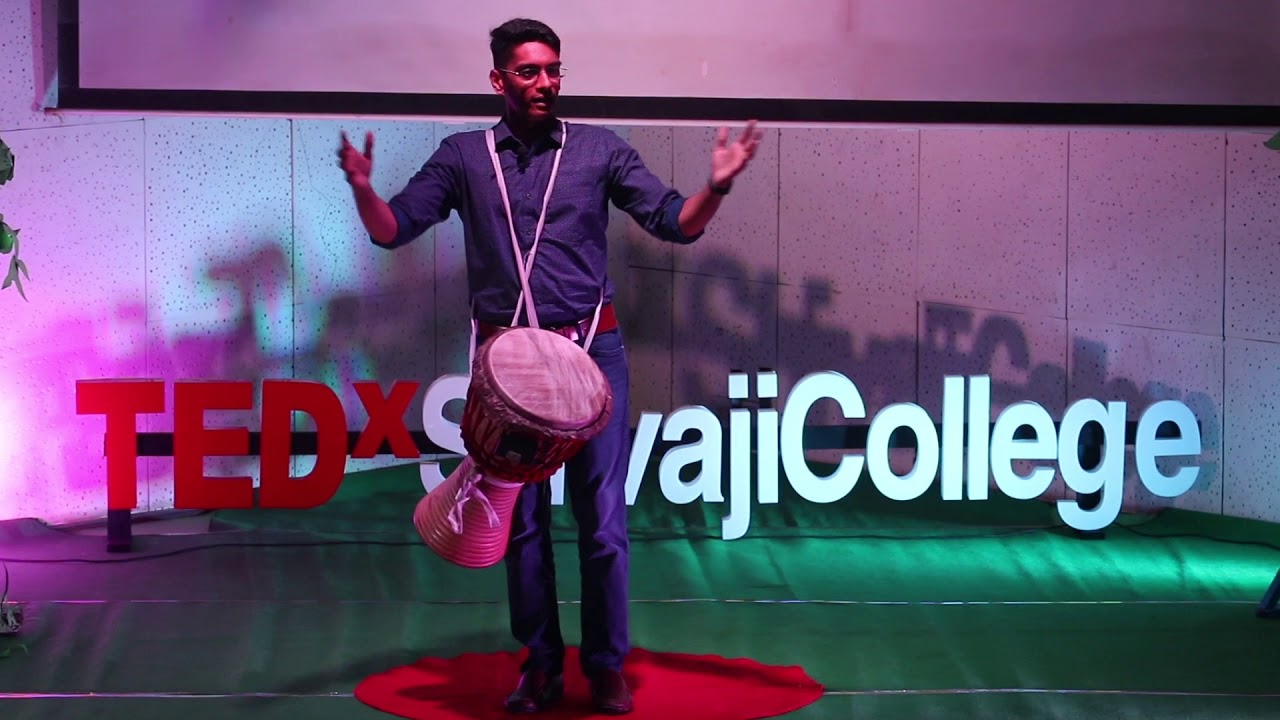Power of a drum circle | Amrut Bhat | TEDxShivajiCollege