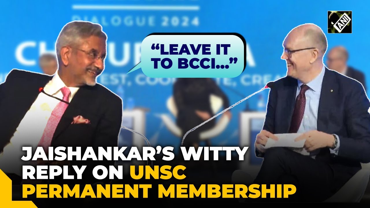 “Leave it to BCCI…” S Jaishankar’s witty reply on UNSC permanent membership at Raisina Dialogue 2024