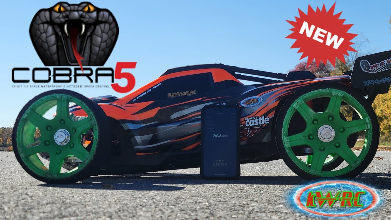НОВЫЙ Castle Ghost RC Cobra 5 ACE 8s esc (регистратор данных 760 А, 27 лошадиных сил) #castlecrea...