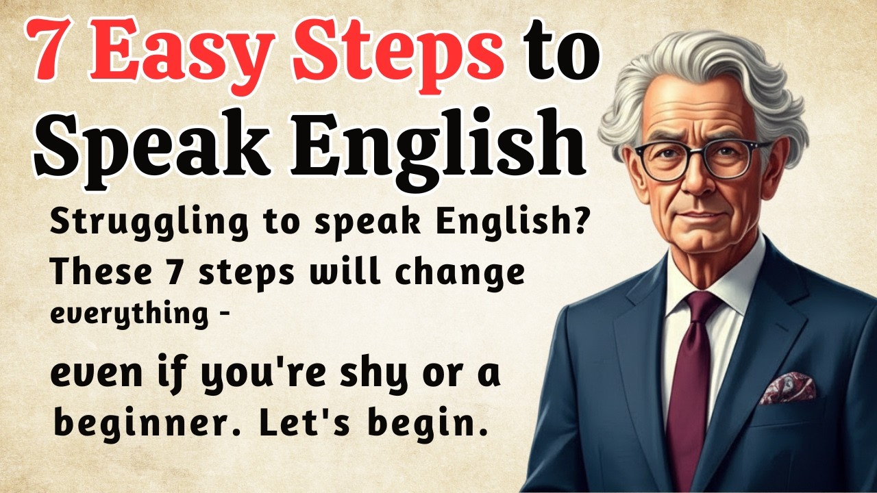 7 Simple Steps to Speak English Fluently and Confidently 🚀 English Odyssey @EnglishOdyssey1362