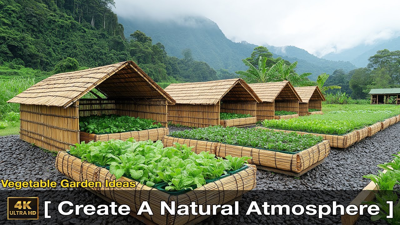 Create A Natural Atmosphere: Backyard Vegetable Garden Ideas for small & Large Yards