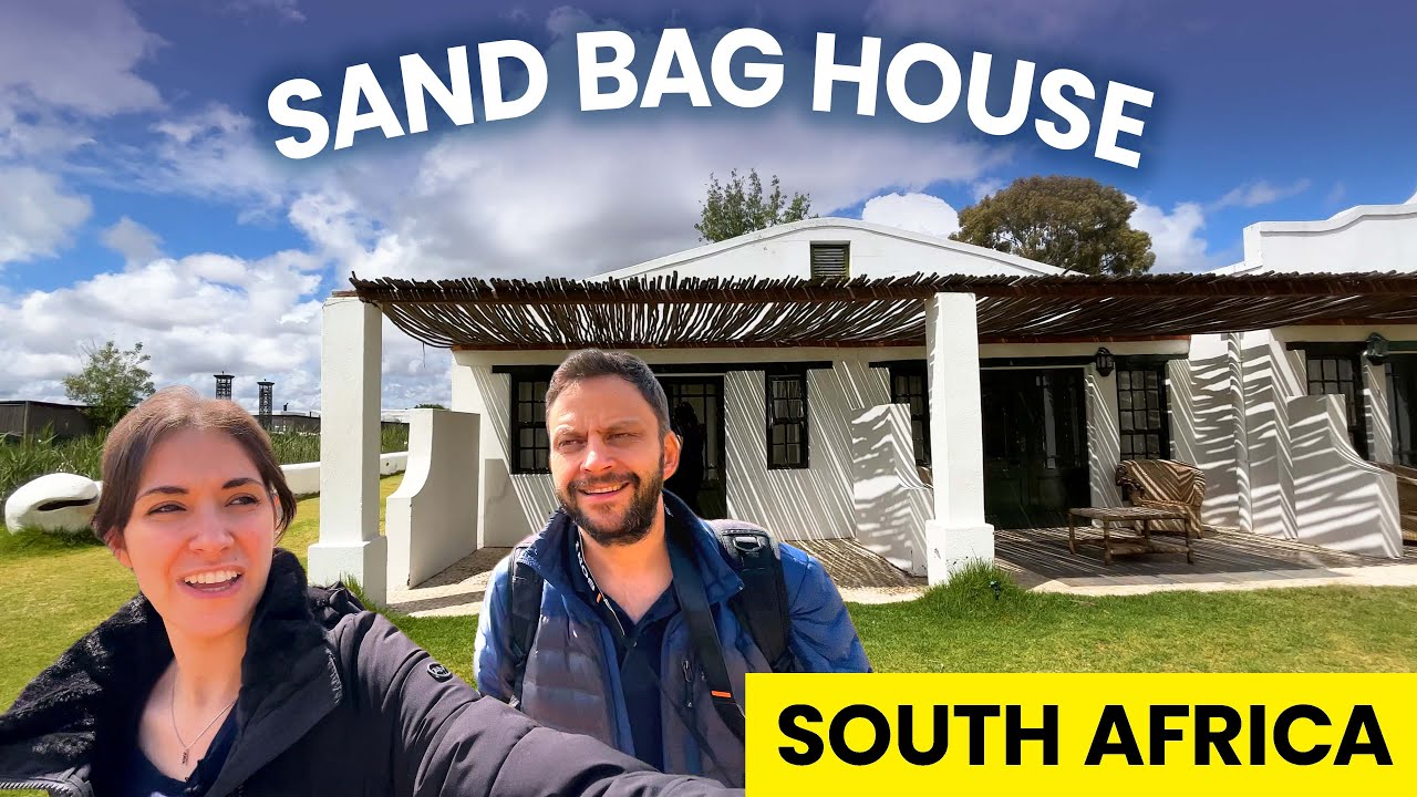We slept at a Sandbag House / Earthbag House | Karoo Desert,  South Africa | Touws River | Aquila