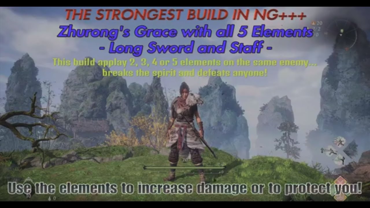 Wo Long:Fallen Dynasty-THE STRONGEST BUILD to kill every enemy in NG+++ using all 5 Elements