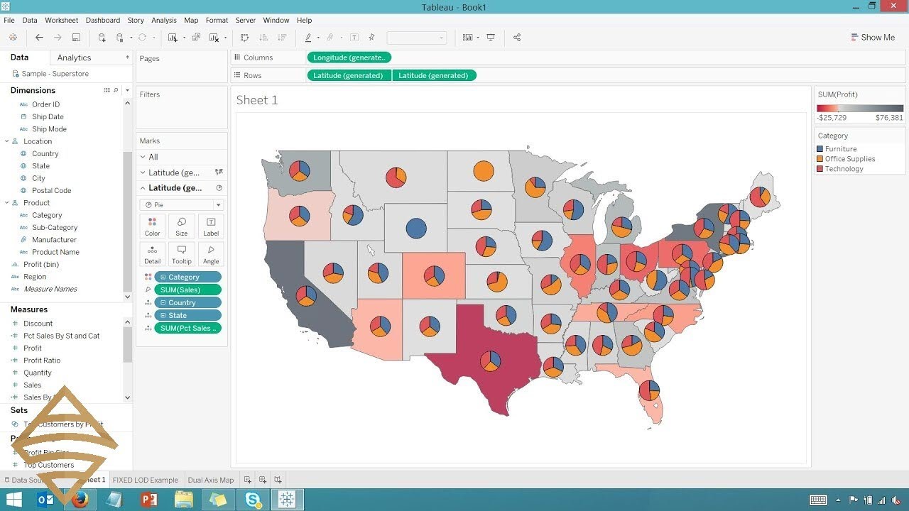 Create A Map with Multiple Layers in Tableau