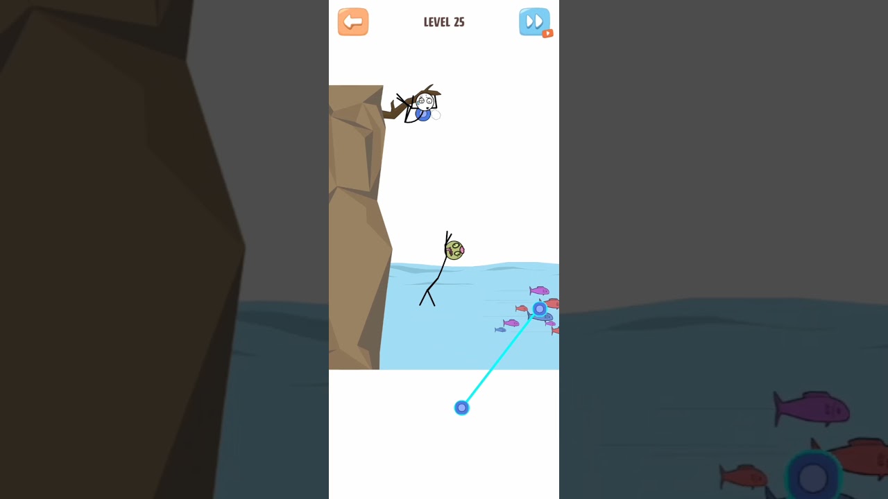 Escape Rope Level 25 Short Gaming Play WEEGOON Games #gamingplay #weegoon #viralshortsgame #gaming