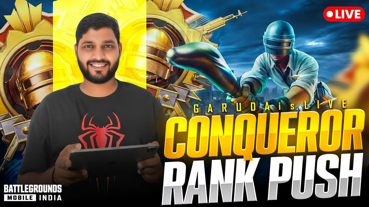 Day -16 | Bgmi Conqueror Rank Push | Solo vs Squad Rank push |#bgmilive #conquerorpush #rankpush