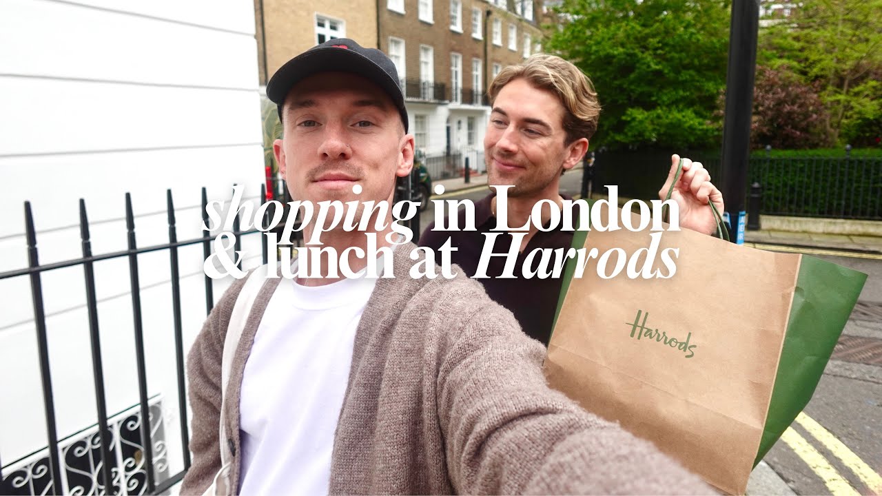 A DAY IN LONDON | HARRODS FOOD HALL | REGENT ST SHOPPING HAUL | H&M, AESOP, COS, ALO, BYREDO | VLOG