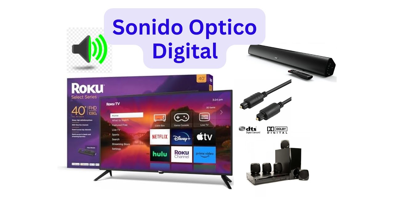 Configurar Audio Digital Optico A Pantalla Roku