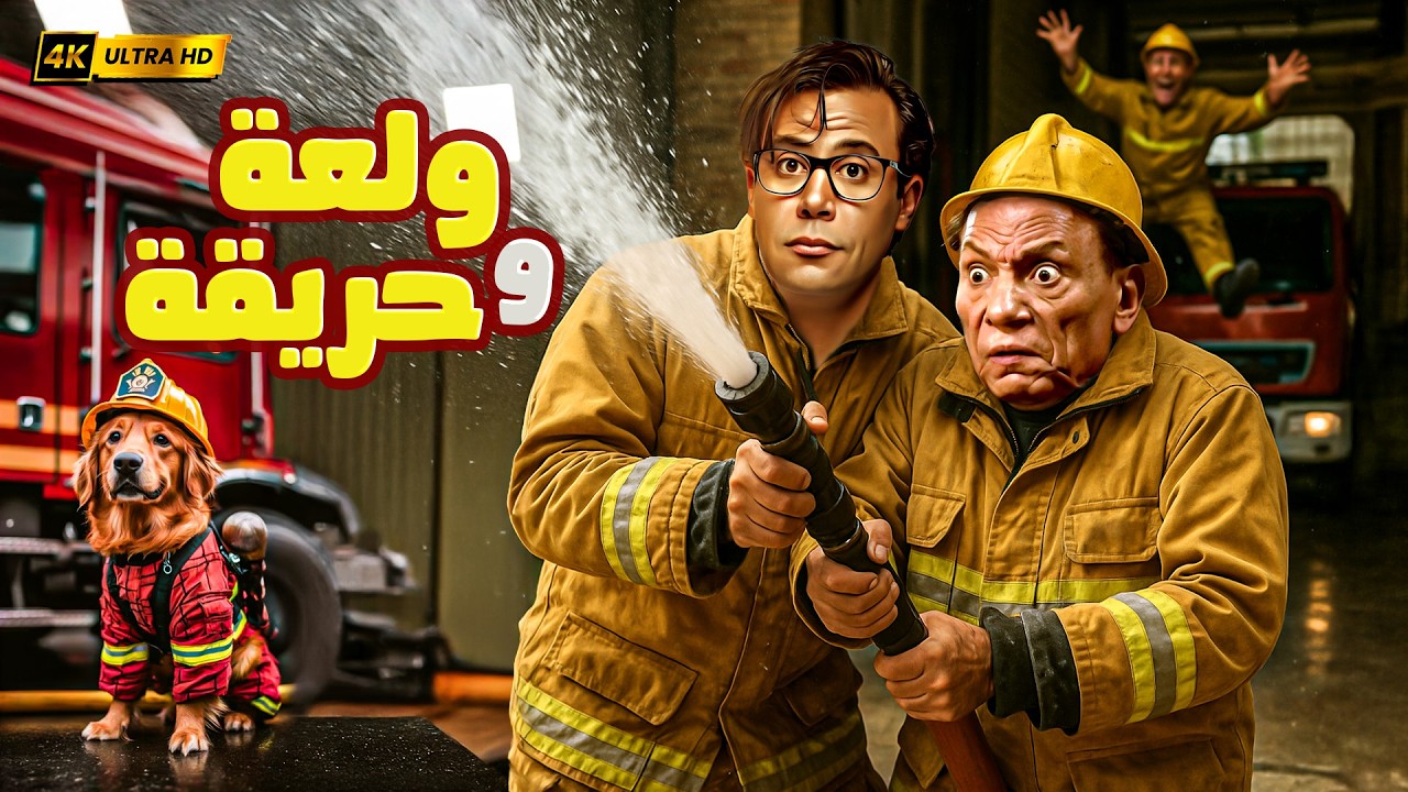 🎬 🔥 ولعة وحريقة | عادل إمام × محمد إمام | لما المطافي تولّع بالضحك! 😂🚒
