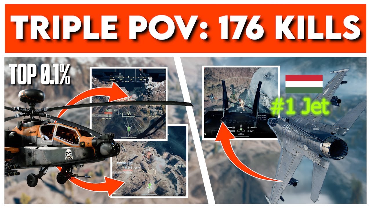 TOP %0.1 Attack Helicopter & Jet TEAM UP in Battlefield 6!
