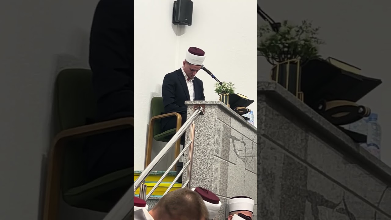 Hafiz Madžid ef. Aganhodžić - sa Večeri Kur’ana, u Džematu Golaći, kod Gračanice.