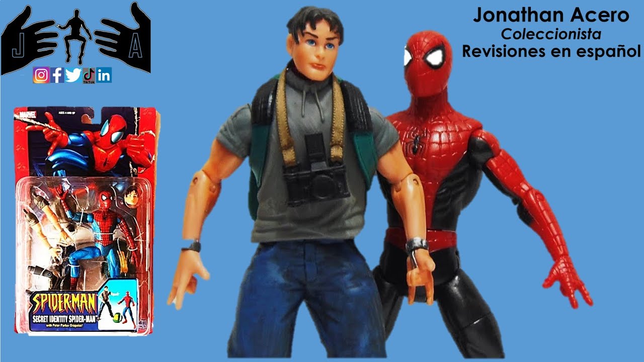 Spider-man Secret Identity Spider-man classics Toy Review Juguete Revisión en Español Jonathan Acero