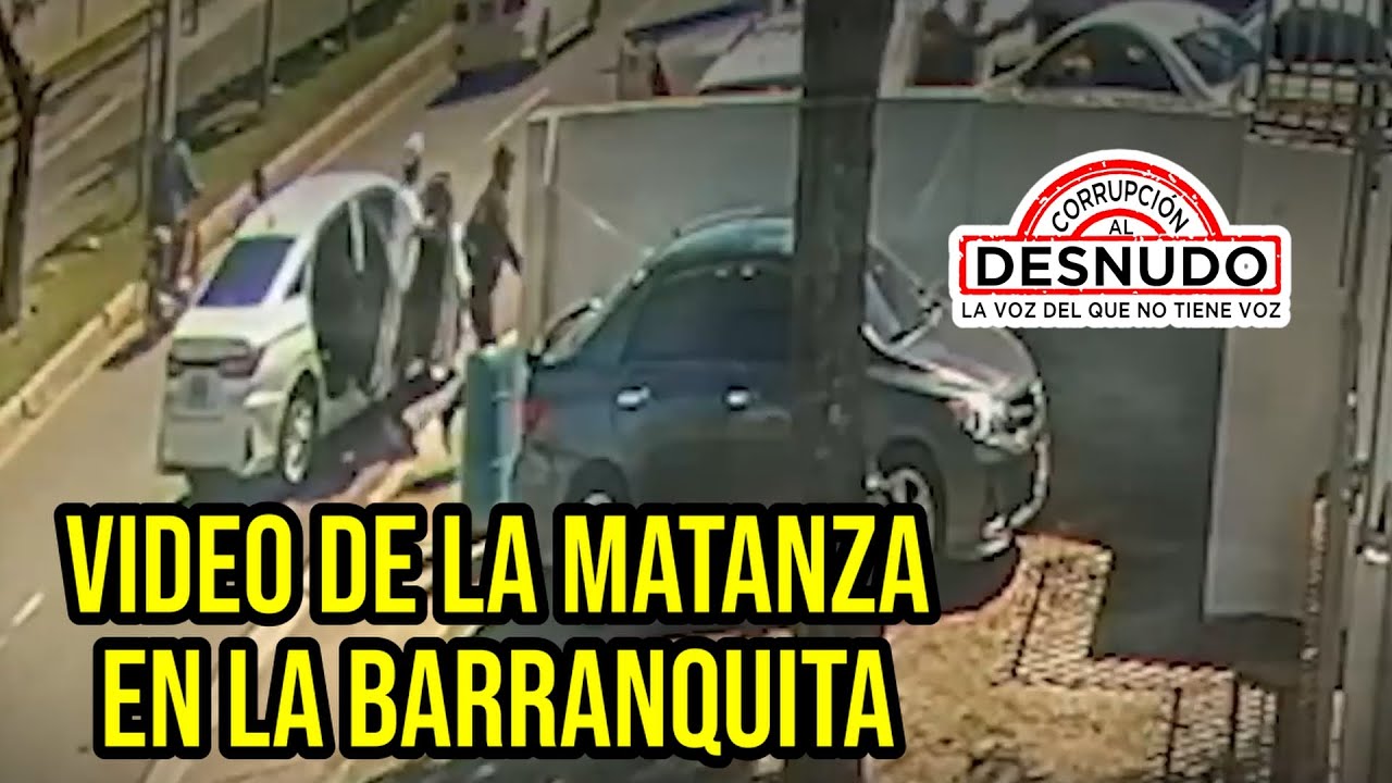 SALE VIDEO DE LA MATANZA DE LA POLIC&Iacute;A EN LA BARBER&Iacute;A DE LA BARRANQUITA !!!