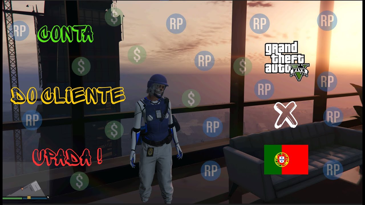 🔹UPANDO CONTA DE CLIENTE NO GTA 5 ONLINE  LEGACY (PORTUGAL)