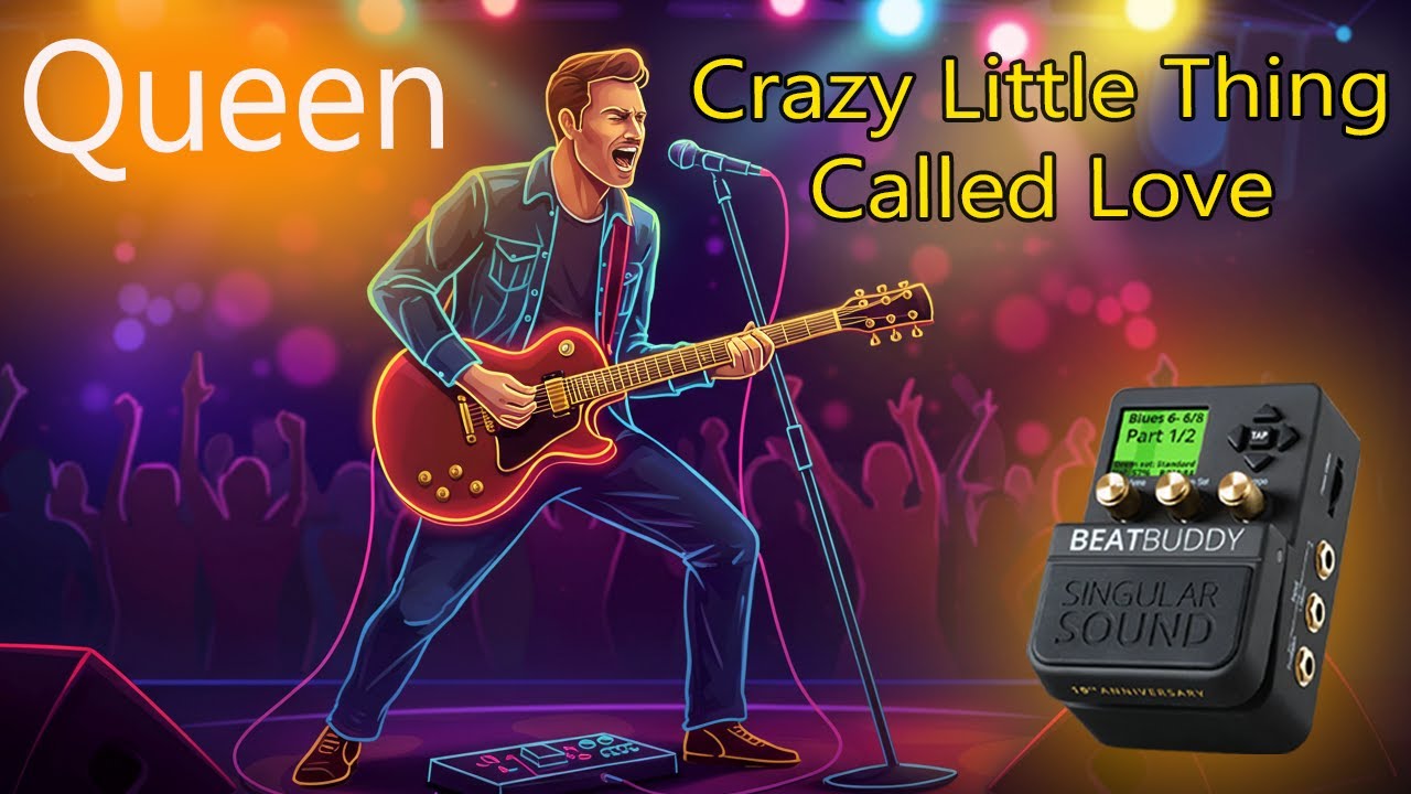 Queen on the Beatbuddy - Drum Pedal Cover (Crazy Little Thing...)!