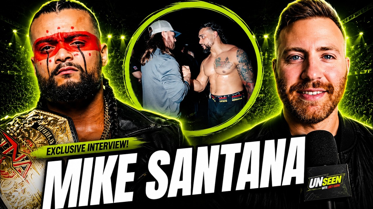 Mike Santana on TNA World Title win, AJ Styles Retiring, Royal Rumble, WWE