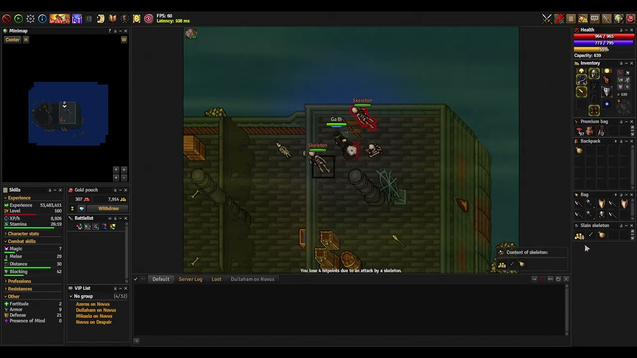 Medivia Novus Lootbag for level 140+ Variation 1