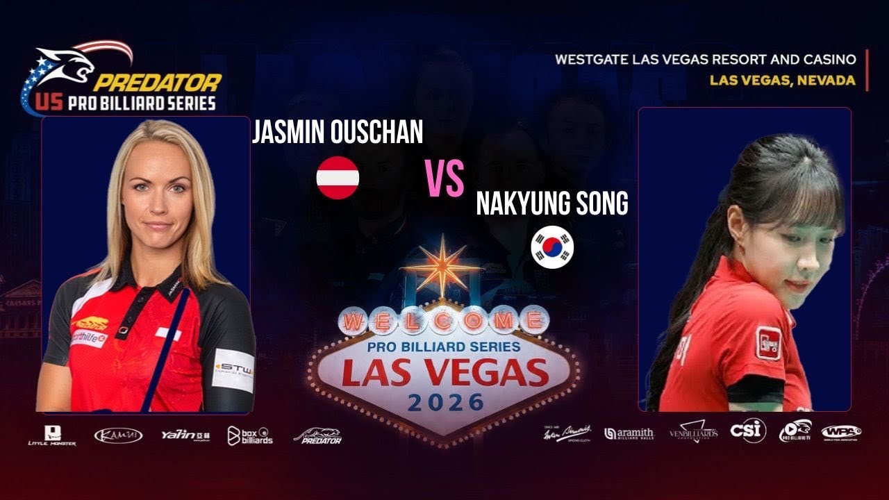 PBS Women‘s Open 1st round - Jasmin Ouschan vs. Nakyung Song (KOR) Part 1