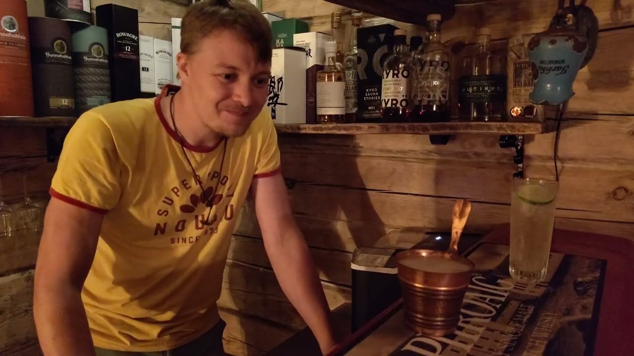 Tehhään viskimuuli+SAVUSAUNAVERSIO!🥃🫏🍋‍🟩