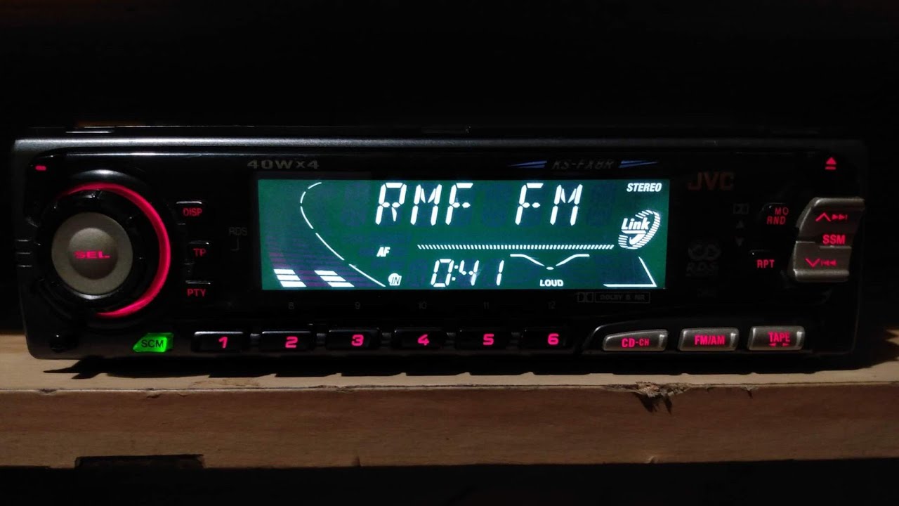 Jvc KS-FX8R Radio Samochodowe na wypasie / Old Car radio cassette player test.