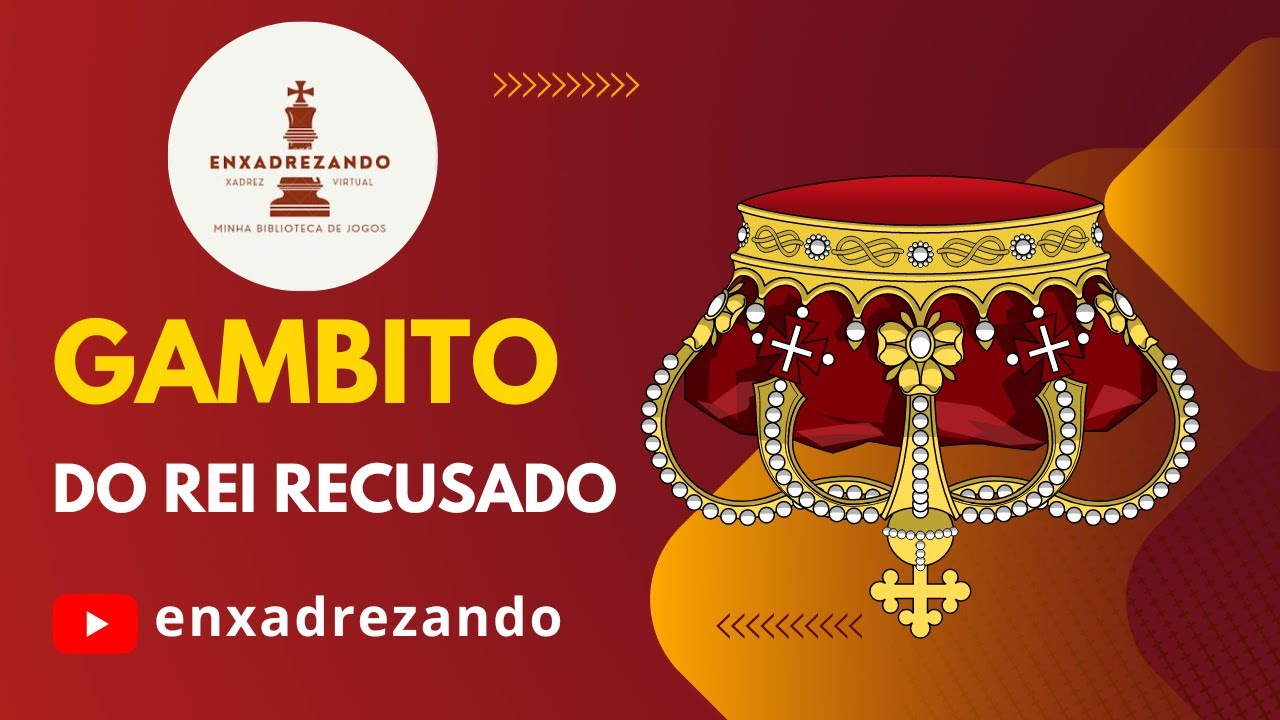Aprenda xadrez com o Gambito do Rei Recusado. Aprenda TÁTICAS E TRUQUES NO XADREZ