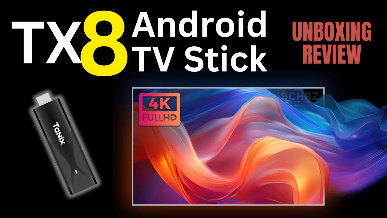 4K Android TV Stick Tanix TX8 | RECENZJA UNBOXINGU