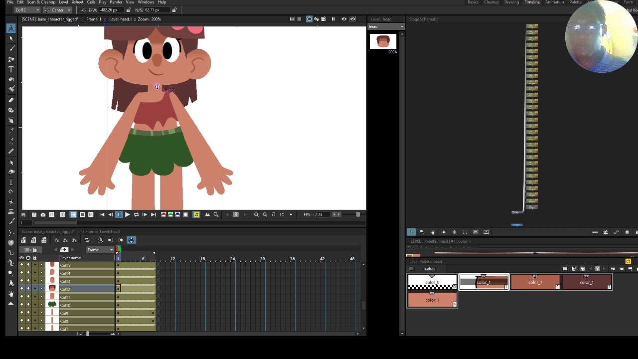 OpenToonz Rigging 3Ps - 02 Pivot
