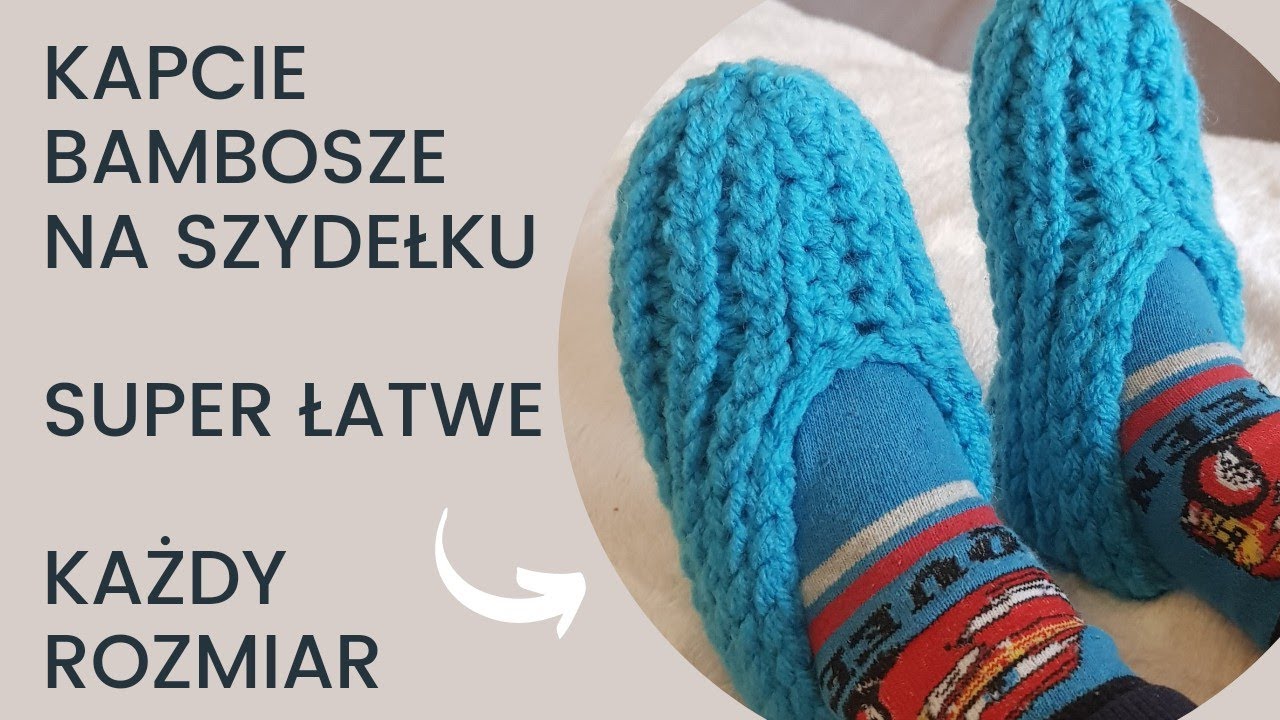 Kapcie/Bambosze na szydełku, Karolina Szydełko