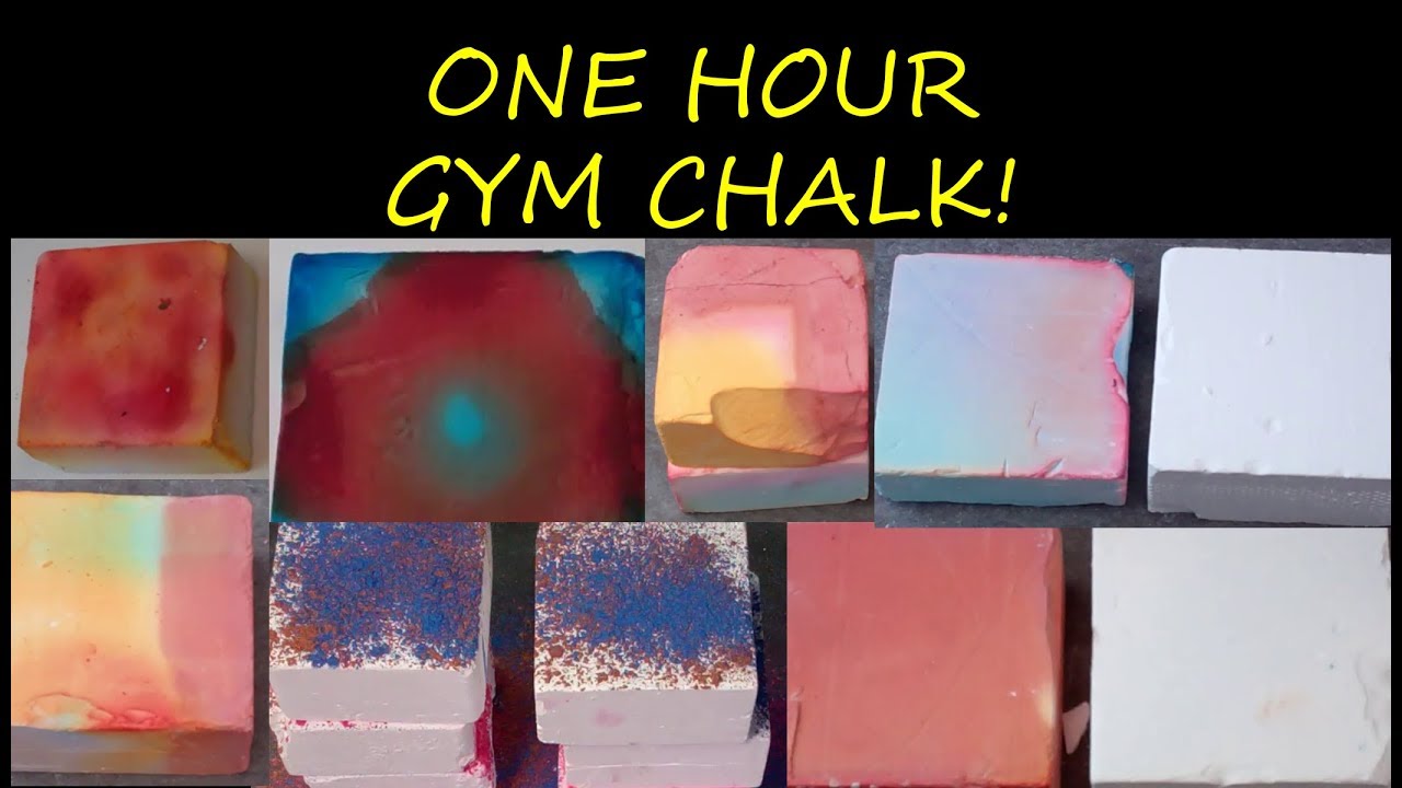 ONE HOUR GYM CHALK! CUTTING + CRUSHING + REVERSE ASMR